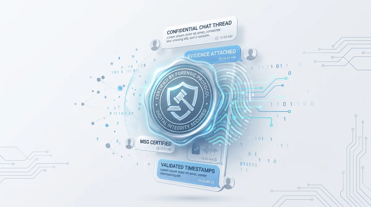 Certificazione forense di chat — Cyber Lex
